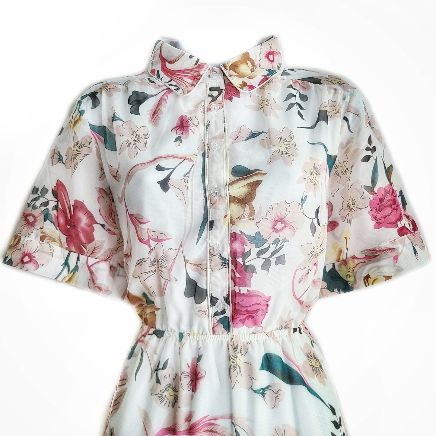 Abigayle Floral Print Chiffon Lined Dress – Didi Royale