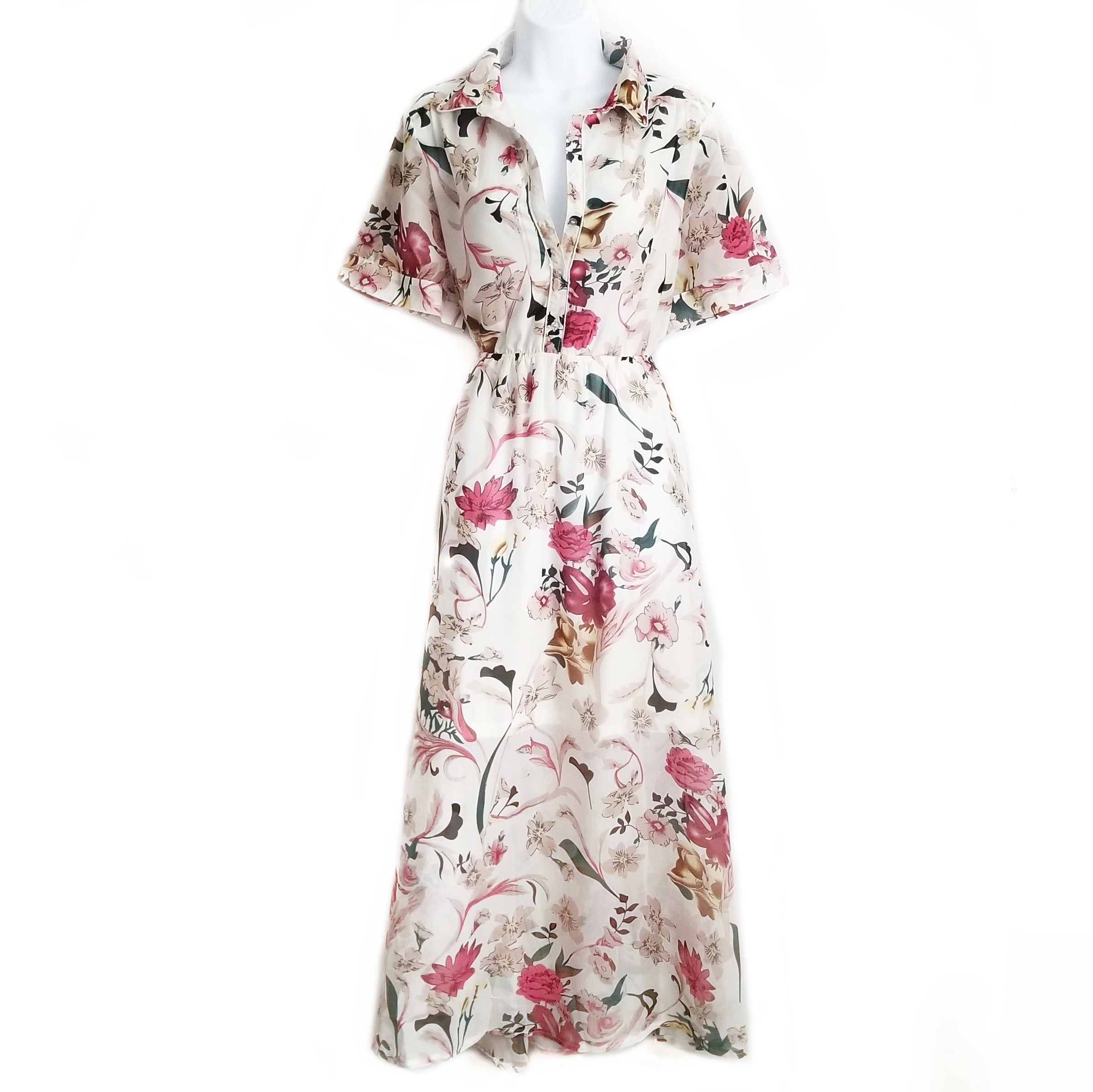 Abigayle Floral Print Chiffon Lined Dress – Didi Royale